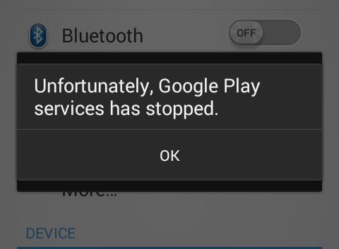 Image result for Google play services error