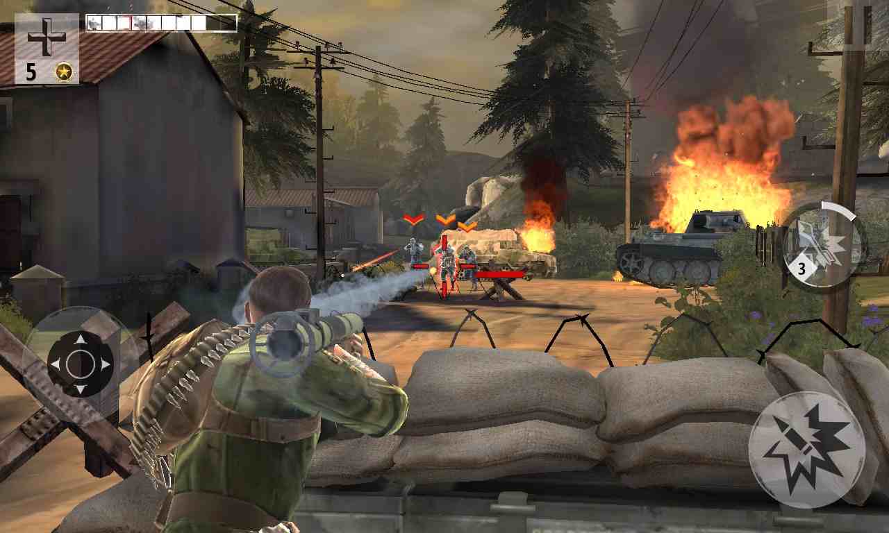 best shooting games for android Brothers In Arms 3