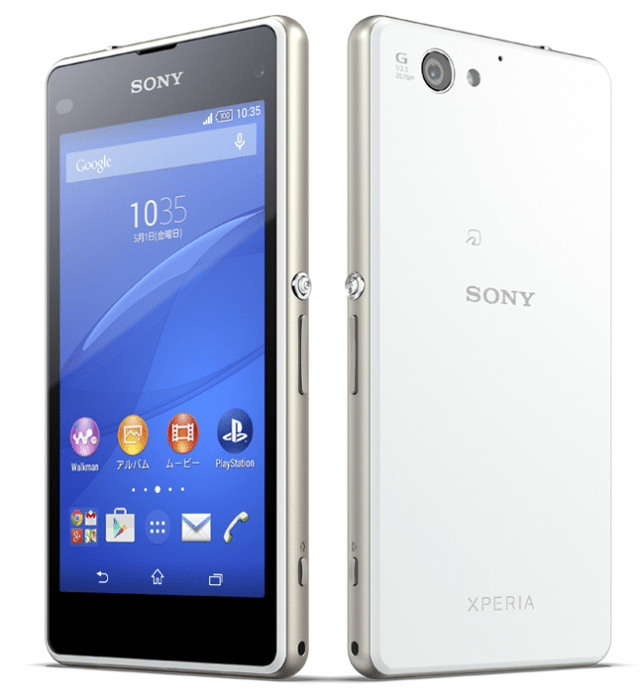 sony xperia j1 compact first sim free phone in japan