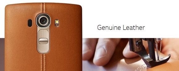 lg g4 genuine leather rear cover
