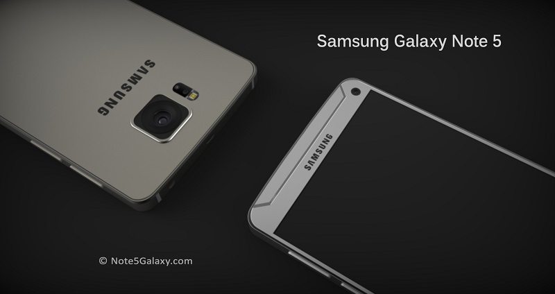 samsung galaxy note 5, front and rear, pic, release date