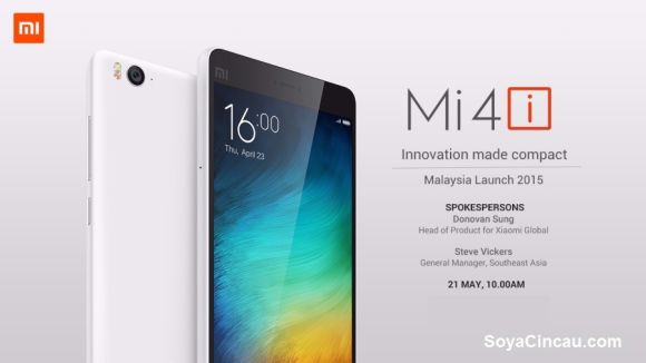 xiaomi mi 4i launch malaysia, release date, news, info