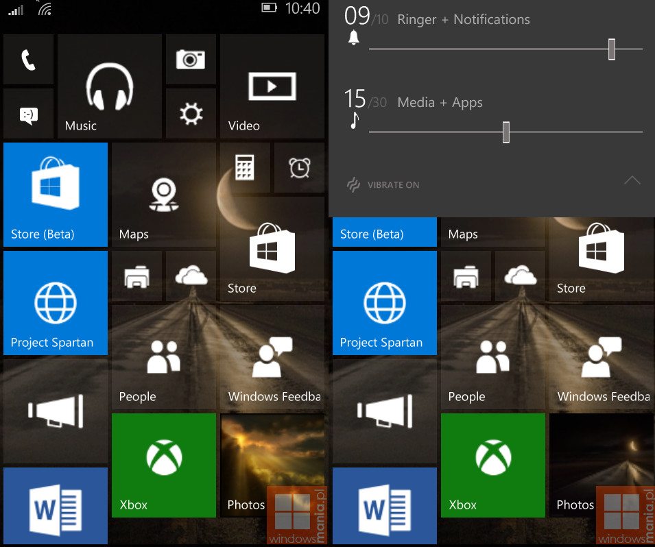 windows 10 mobile, screenshot