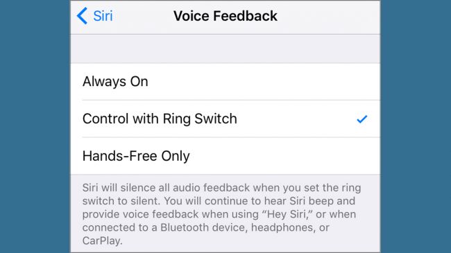 How to silent siri