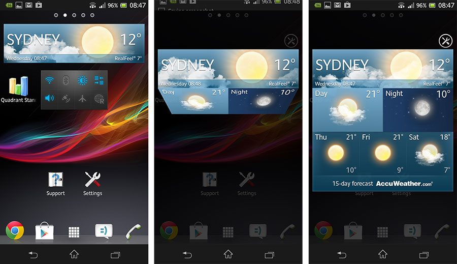 xperia weather app download