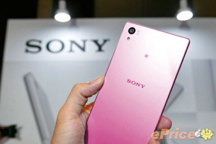 sony xperia z5 pink