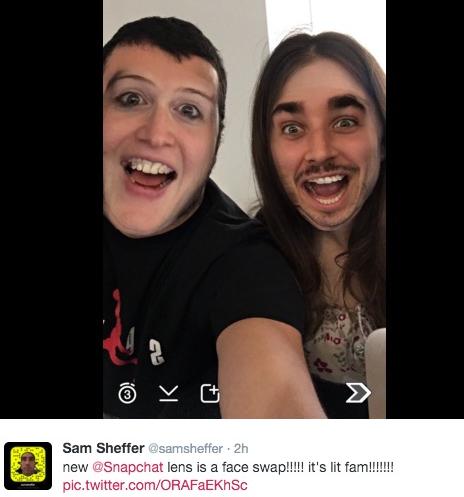 how to face swap on snapchat