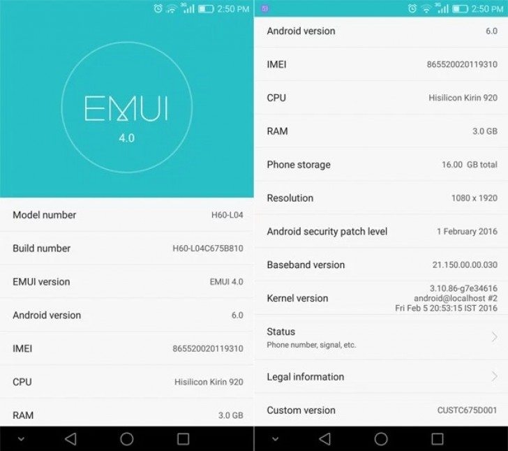 honor 6 marshmallow update
