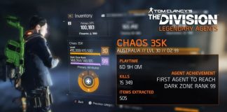 The Division Legendary Agent