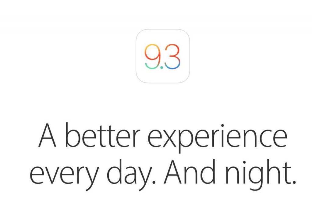 ios 9.3.2 beta 1 update