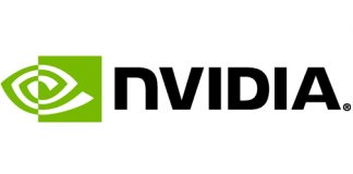 nVidia log with white background