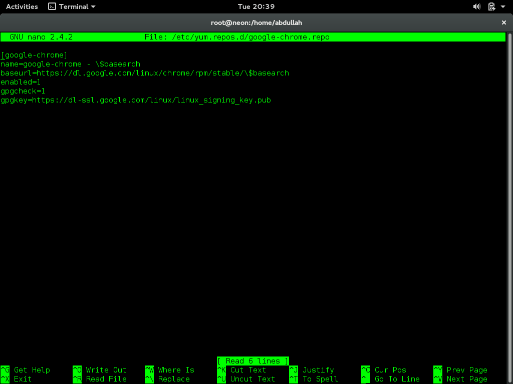 google-chrome-repo