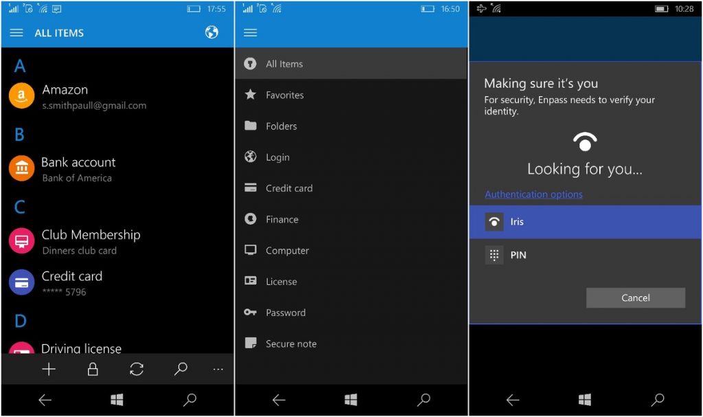 enpass-uwp-screenshots