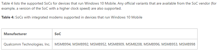 snapdragon 830 spotted on microsoft website