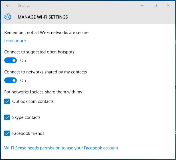 WiFi-Sense
