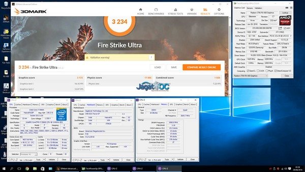 RX 480 OC custom cooler Fire Strike Ultra