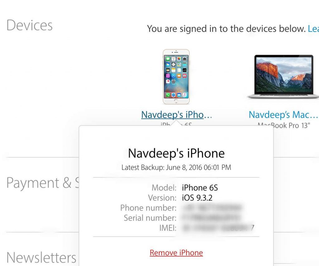 how to find imei number of stolen iphone