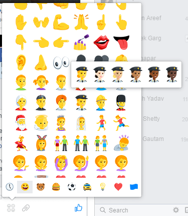 new facebook emojis