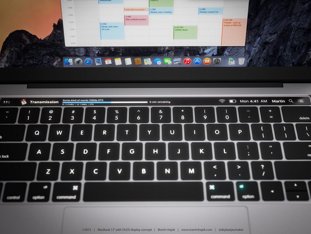 macbook pro 2016 oled stouch