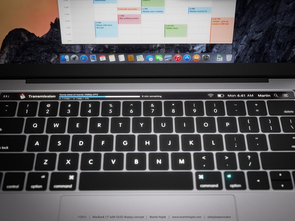 macbook pro 2016 oled stouch
