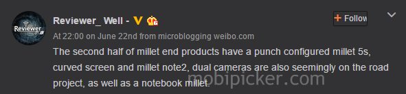 xiaomi mi5s mi note 2 leak