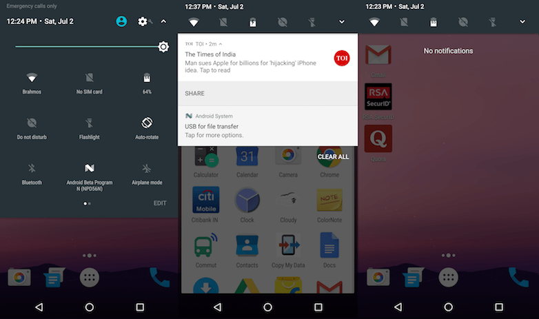 Android_N_NotificationPanel
