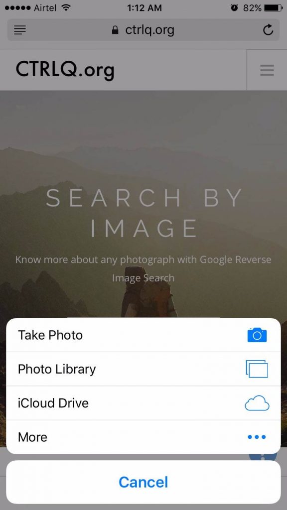 reverse image search android