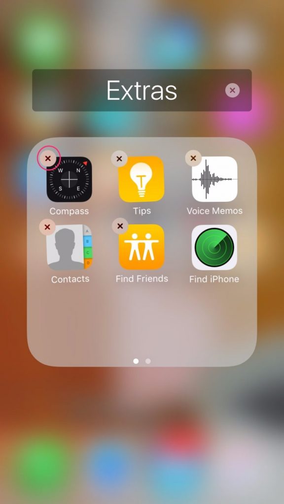 how to remove stock apps on ios 10