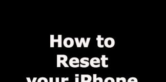 how to reset iphone to factory defaults