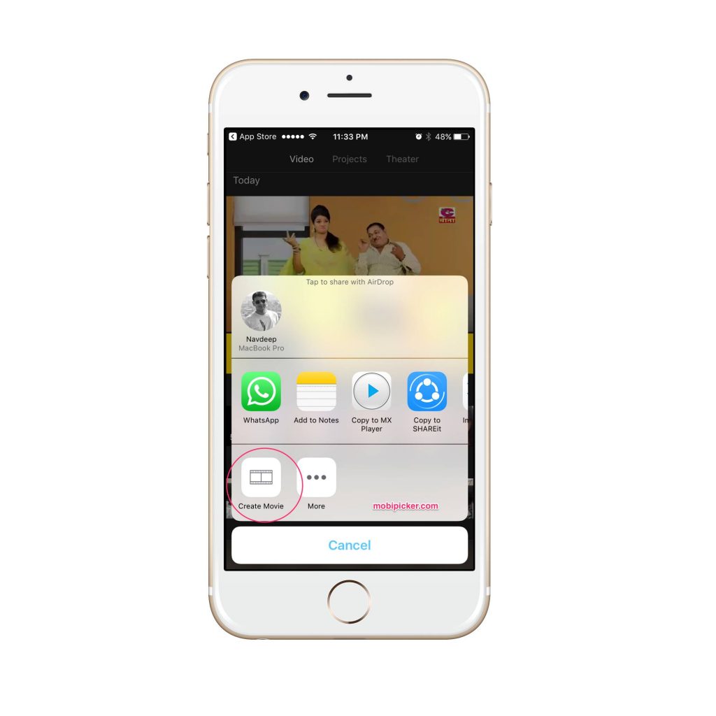 how to rotate video on iphone
