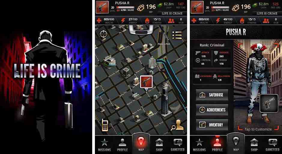 life is crime game like pokemon go