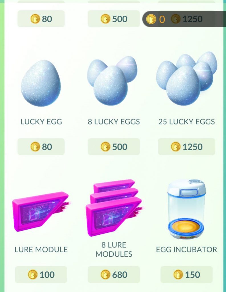 pokemon go shop lure
