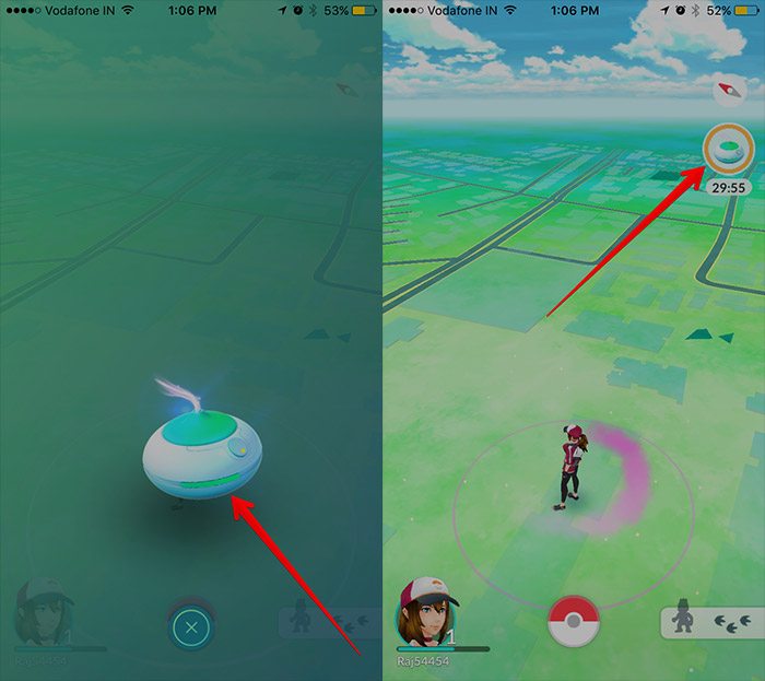 pokemon go tap to activate incense