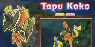 Pokémon Sun and Moon Tapu Koko