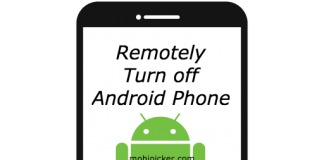 remotely turn off android phone