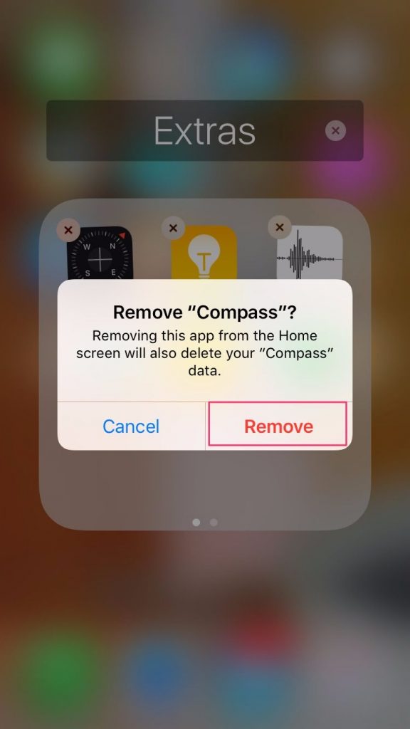 how to remove stock apps on ios 10