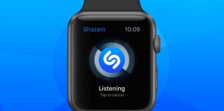 shazam apple watch apps