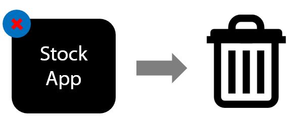 iOS 10 lets you delete stock apps
