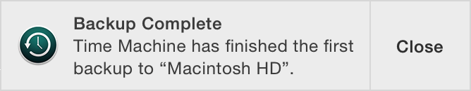 time machine backup 