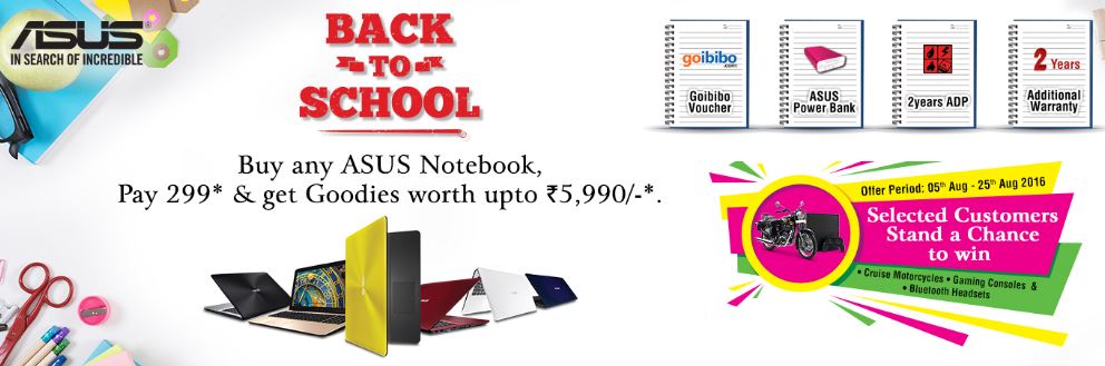 Asus Back to School Offer