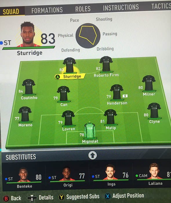 FIfa 17 Liverpool
