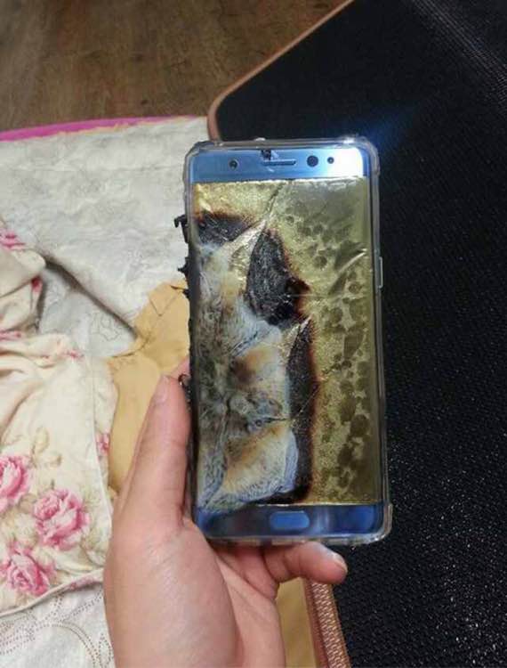 Samsung Galaxy Note 7 burnt (1)