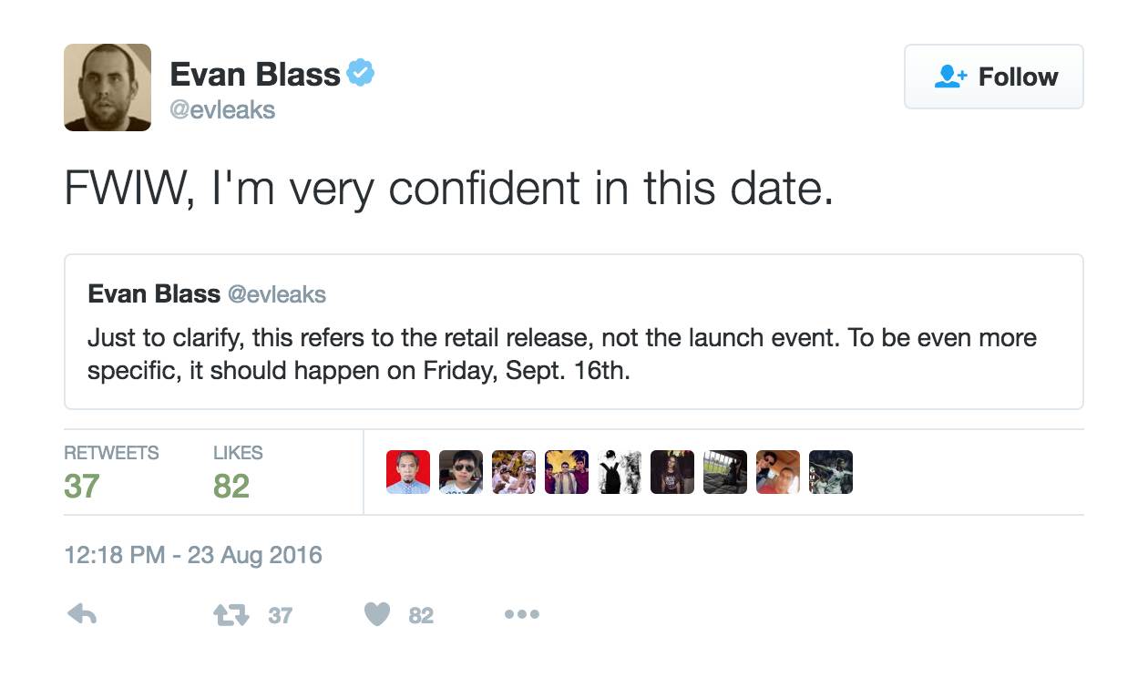 iphone 7 release date rumors