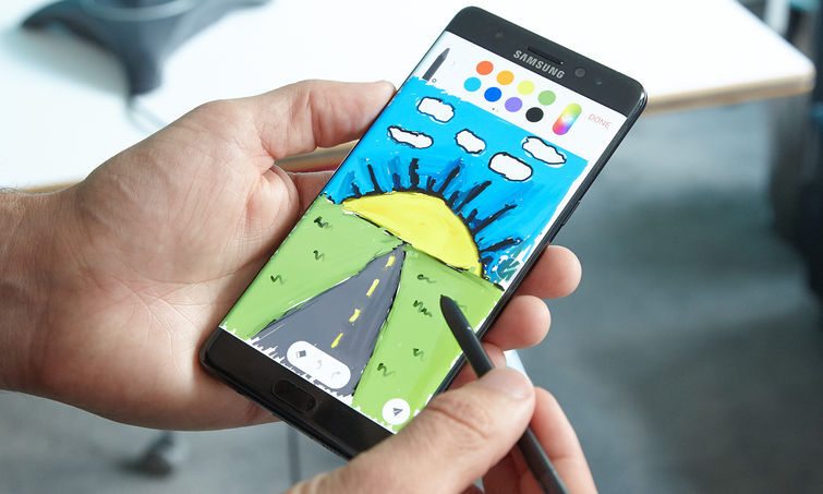 replacement galaxy note 7 model also has battery problem