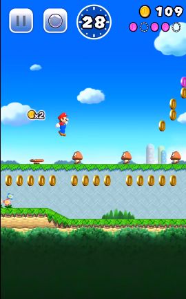 super mario run gameplay