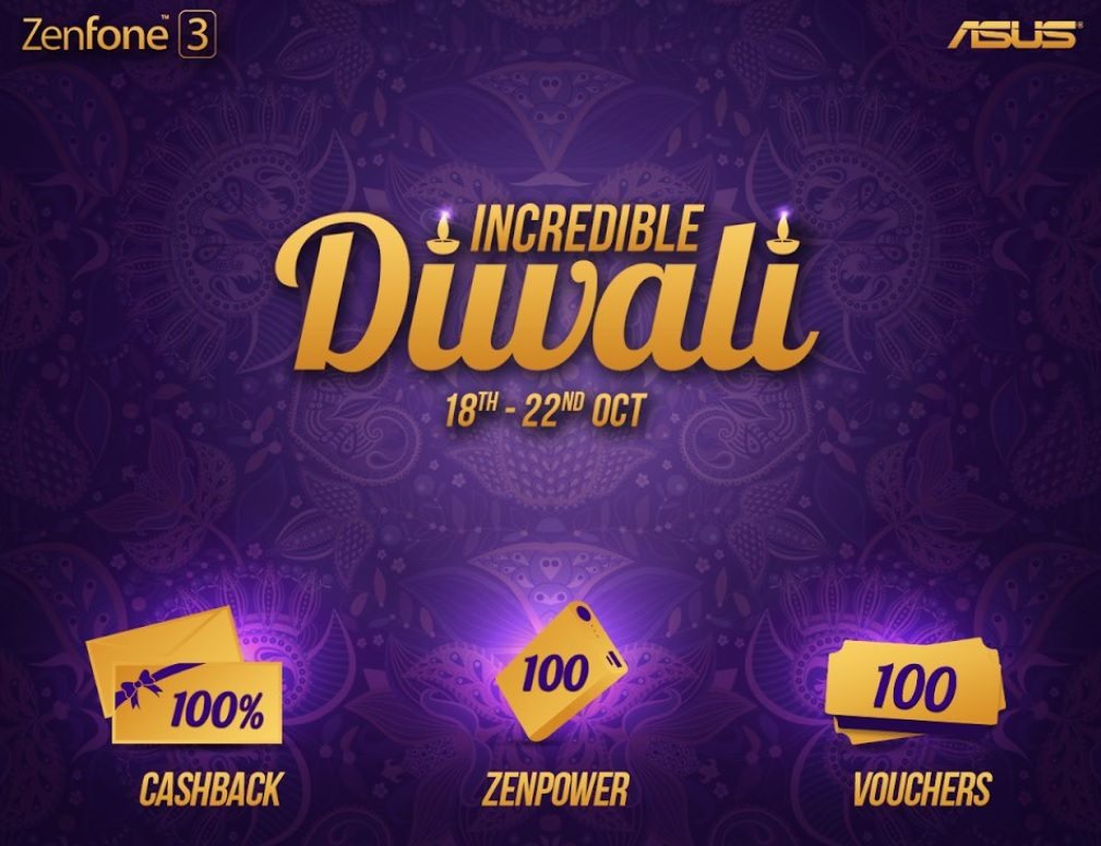 ASUS Incredible Diwali Offer Announced For Zenfone, Notebooks, More