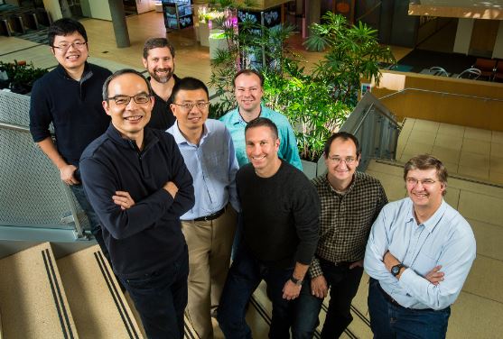 The team behind the breakthrough image source: Microsoft)