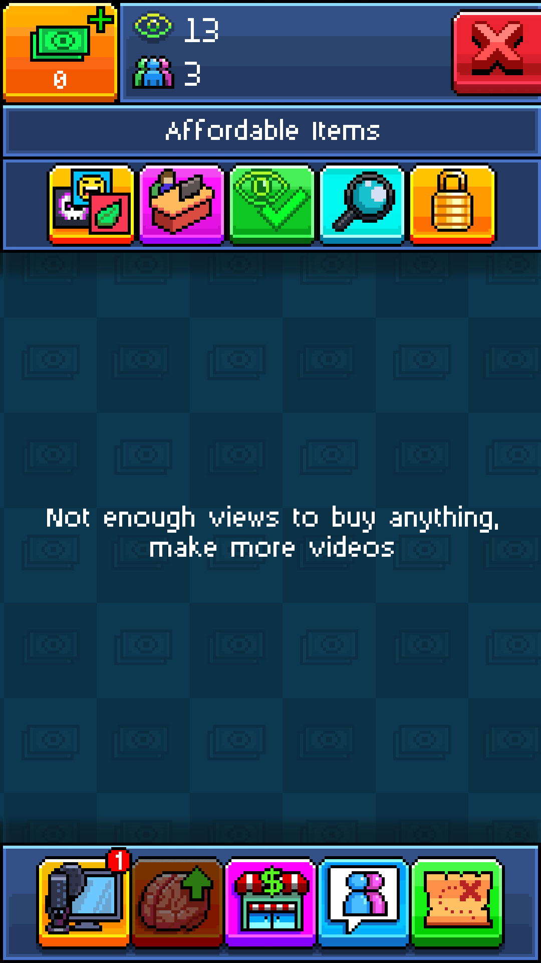 More videos and more views enable you to buy more stuff