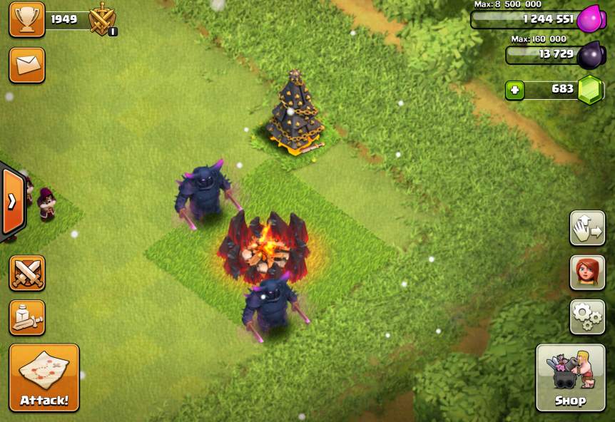 clash of clans pekka walk guide