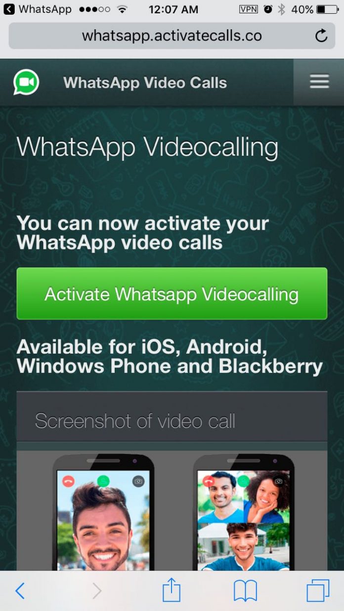 is whatsapp safe for video call is whatsapp safe for video call